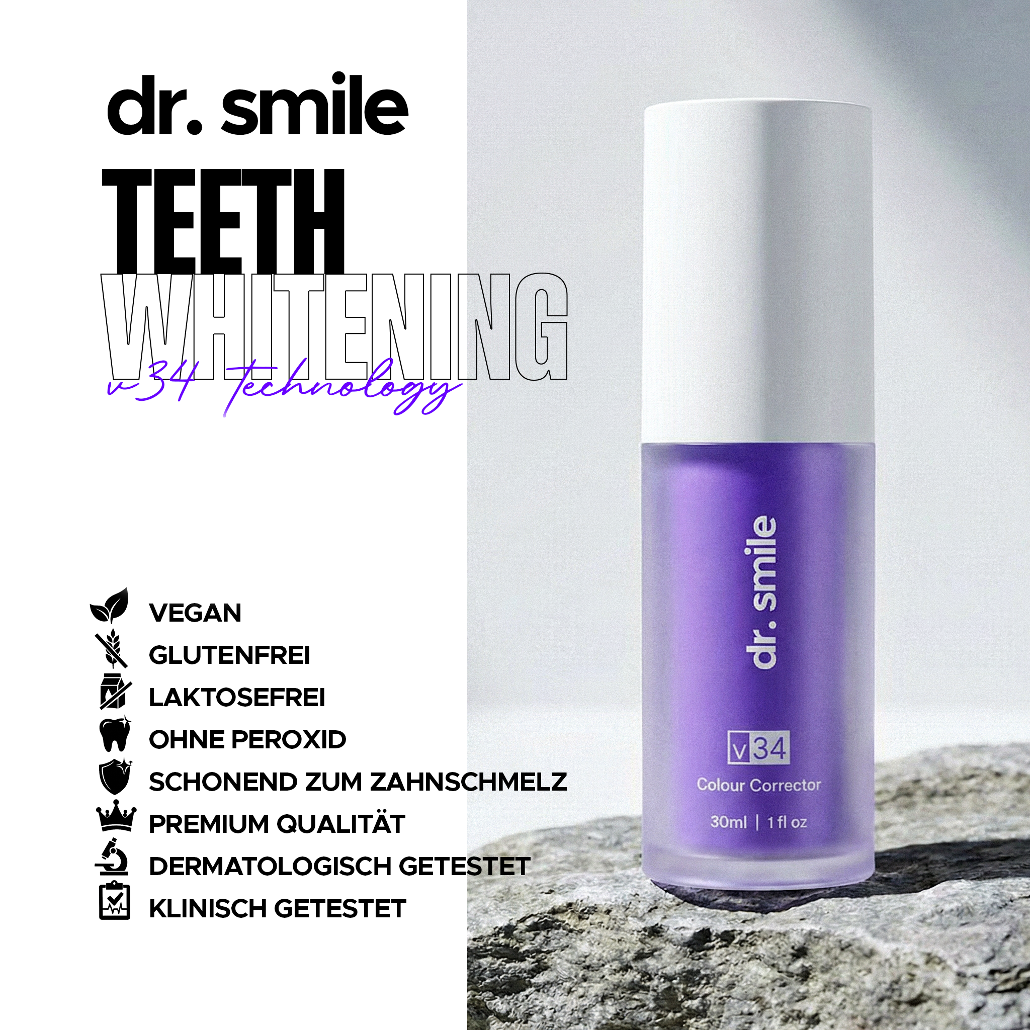 Dr. Smile V34 Colour Corrector Serum 30ml